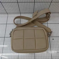 ◇ Θ アドカラム ADD CULUMN キルティングレザーショルダーバッグ ベージュ系 レディース E  【1512010002572】
