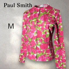 Paul Smith ポールスミス 　花柄　綿コットン　カーディガン　M