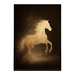 【A3サイズ（約30×42cm）】【lm-poster-7798】【フレーム付き】馬 ホース 絵 絵画 写真 動物 アニマル 北欧 ポップ アート 手書き 安い ポスター  インテリア おしゃれ  プリントポスター フォト イラスト