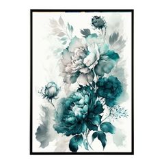 【A2サイズ（約42x59cm）】【lm-poster-780】【フレーム付き】花柄 ポスター 北欧 インテリア フラワーアート 壁掛け おしゃれ アートプリント モダン 雑貨 リビング 玄関 寝室 カフェ風 インテリア おしゃれ フォト  特大 大きい