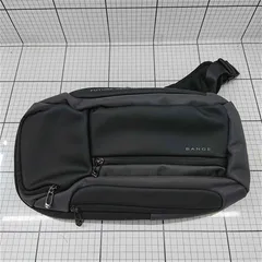 ◇ ⊂ バンゲ BANGE スリングバッグ ブラック系 メンズ E  【1512010012632】