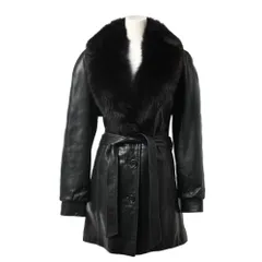 J.PERCY for MARVIN RICHARDS ヴィンテージ ファー付き ラムレザー コート