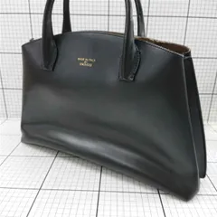 ◇ Θ イアクッチ IACUCCI レザー ハンドバッグ ブラック系 レディース E  【1512010009847】
