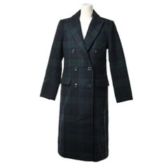 RALPH LAUREN ウールPO ソフトメルトン チェック ダブル コート - メルカリ 