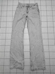 ◇ Θ ザラ ZARA EUR34 USA2 MEX24 グレーデニムパンツ レディース E  【1512010012755】