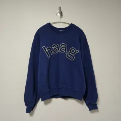 haag ネイビー スウェット　ヘイグ haag ネイビー スウェット ヘイグ haag ネイビー スウェット ヘイグ