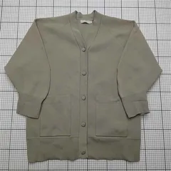 ◇ ⊇ エム カーディガン ベージュ系 ポリエステル レディース FREEサイズ E  【1512010013561】