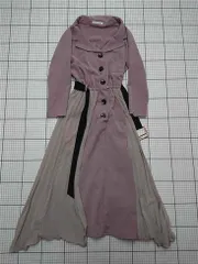 ◇ ⊇ ワンピース レディアゼル REDYAZEL 02-2015400012 プリーツ切替ワンピース ラベンダー系 S レディース E  【1512010012960】