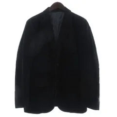 ラコステ LACOSTE テーラードジャケット コーデュロイ 2B 長袖 50/4 黒 ブラック