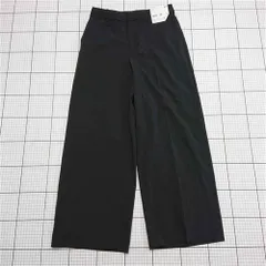 ◇ Θ ユニクロ UNIQLO 感動ワイドパンツ 221-475819 ブラック系 L レディース E  【1512010014827】
