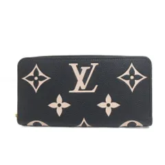 ルイヴィトン LOUIS VUITTON 美品 ジッピー ウォレット バイカラー モノグラム 長財布 ラウンドファスナー レザー M80481 FNC◯ 黒 ブラック ベージュ ☆AA★