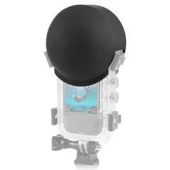 PULUZInsta360X4/X3用防水ケース用レンズ保護ケースInsta360X4/X3防水ケース用レンズ保護カバーInsta360X4/X3用防水ケース用レンズキャップシリコンレンズ保護カバーInsta360のサムネイル