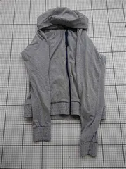 ◇ ⊇ プーマ PUMA スポーツライフスタイル ジップアップパーカー グレー系 レディースL E  【1512020000865】