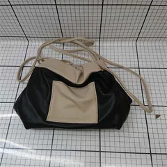 ◇ Θ センスオブプレイス SENSE OF PLACE バイカラーポーチバッグ ベージュ系 レディース E  【1512020000834】