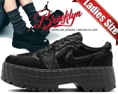 ナイキ ウィメンズ エアジョーダン 1 ブルックリン ロー ブラック ジムレッド NIKE WMNS AIR JORDAN 1 BROOKLYN LOW blk/gym red-blk ib7210-006