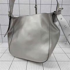 ◇ Θ エル él シルバー系 レザー ショルダーバッグ レディース E  【1512020006454】
