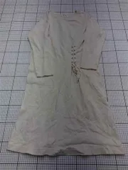 ◇ Θ グリーンレーベルリラクシング Green Label Relaxing レースアップワンピース ベージュ系 レディース E  【1512020008465】