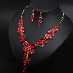 6カラー ネックレス ピアス パーティー ウェディング ウエディング 結婚式 発表会 演奏会 コンサート2255881