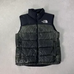 100 THE NORTH FACE 1996 Nuptse 700 カーキ ダウンベスト