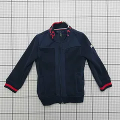 ◇ ⊇ トミー ヒルフィガー TOMMY HILFIGER ジップアップジャケット ネイビー系 キッズ E  【1512020008717】