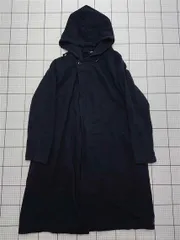 ◇ Θ ズッカ zucca フード付きロングカーディガン コットン ネイビー系 レディース M E  【1512020009004】