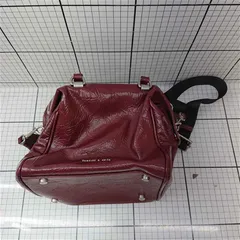 ◇ Θ チャールズ＆キース CHARLES & KEITH 2WAYショルダーバッグ ボルドー系 レディース E  【1512020009325】