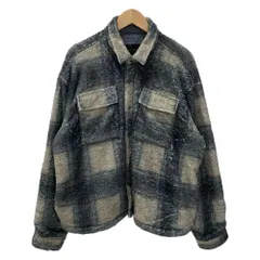 スタンプド STAMPD Plaid Cropped Sherpa Buttondown ジャケット マルチカラー Lサイズ 201MT-4941のサムネイル