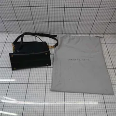◇ Θ チャールズ＆キース CHARLES & KEITH ショルダーバッグ ブラック系 レディース E  【1512020010185】