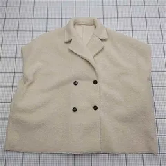 ◇ Θ レクタングル rectangle ボアダブルジャケット ベージュ系 フリーサイズ レディース E  【1512020010352】