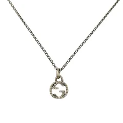 グッチ GUCCI ネックレス インターロッキングG シルバー925 メンズ