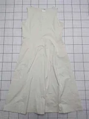 ◇ ⊂ ユニクロ UNIQLO エアリズムウルトラストレッチワンピース ノースリーブ オフホワイト XXL レディース E  【1512020010673】
