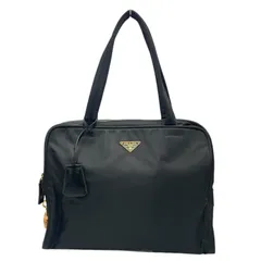 プラダ PRADA トートバッグ 南京錠 ナイロン ブラック レディース