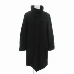 B&Y ユナイテッドアローズ BEAUTY&YOUTH ビューティー&ユース スタンドカラーコート ライナー ブラックウォッチ チェック ウール ミドル丈 M 黒 ブラック /HO△ 0329