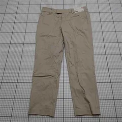 ◇ Θ ユニクロ UNIQLO スタイルアップアンクルパンツ ベージュ レディース E  【1512020011038】