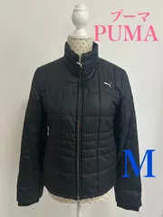 プーマ PUMA ダウンジャケット レディース M ⭐️極美品⭐️ P5B7084 ハイカラー キルティング ラメ 中綿 ダウン ジャケット ブラック 黒 冬 防寒 重ね着 アウター スポーツ ウェア