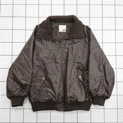 ◇ ⊇ ジャバ JaVa 合成皮革ブルゾン ジャケット ブラウン系 メンズ Mサイズ E  【1512020012080】