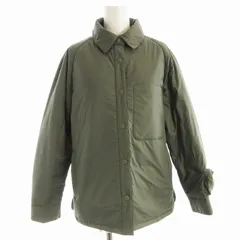 ユニクロ UNIQLO ANYA HINDMARCH 24AW パフテックシャツジャケット ナイロン S カーキ  211-472009 /EE