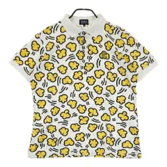 サイズ：6 PEARLY GATES パーリーゲイツ  半袖ポロシャツ ポップコーン柄 ホワイト系 [240101581930] ゴルフウェア メンズ ストスト