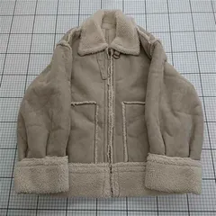 ◇ ⊇ ダブルシー クローゼット WC closet ボアジャケット ベージュ系 レディース E  【1512020015401】