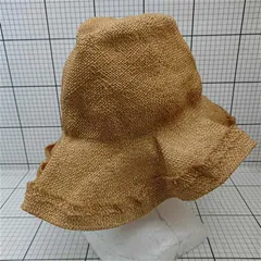 ◇ Θ キジマタカユキ KIJIMA TAKAYUKI ラフィアハット ナチュラル系 F レディース E  【1512020017405】