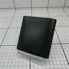 ◇ Θ ダルジャン D'ARGENT ジャーマンボックスカーフ 二つ折り財布 ブラック メンズ E  【1512020017399】