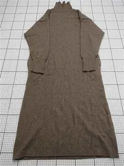 ◇ ⊇ ノーク N.O.R.C タートルネックニットワンピース ブラウン系 サイズ2 レディース E  【1512020017122】