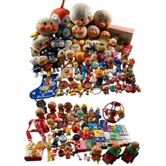 ★  アンパンマン あんぱんまん グッズ まとめ ぬいぐるみ フィギュア ソフビ おもちゃ ドキンちゃん ばいきんまん 等 現状品 8.95kg
