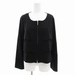 リフレクト Reflect ノーカラージャケット フェイクスエード 11 黒 ブラック /FF