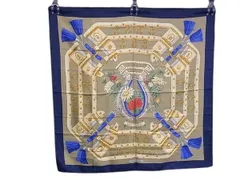 HERMES エルメス スカーフ カレ90 マルチカラー シルク100% レディース