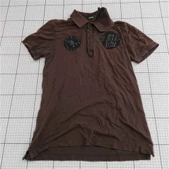 ◇ Θ ディーゼル DIESEL ポロシャツ ブラウン系 Mサイズ メンズ E  【1512020020429】