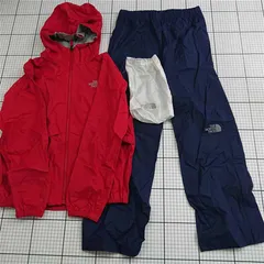 ◇ Θ ザ・ノース・フェイス THE NORTH FACE レインスーツ 上下セット 150 キッズ E  【1512020021303】