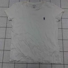 ◇ ⊂ ポロ ラルフローレン POLO RALPH LAUREN クルーネックTシャツ ホワイト メンズ M E  【1512020020832】