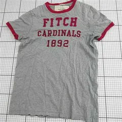 ◇ ⊂ アバクロンビー＆フィッチ CARDINALS 1892 Tシャツ メンズ M グレー系 E  【1512020021648】