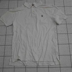 ◇ ⊂ ポロ ラルフローレン Polo Ralph Lauren ポロシャツ ホワイト系 L メンズ E  【1512020021624】